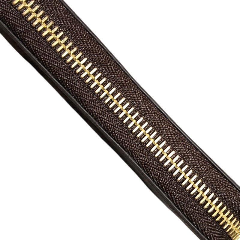 ルイ・ヴィトン LOUIS VUITTON ジッピーウォレット N60046 エベヌ ダミエキャンバス ユニセックス 長財布