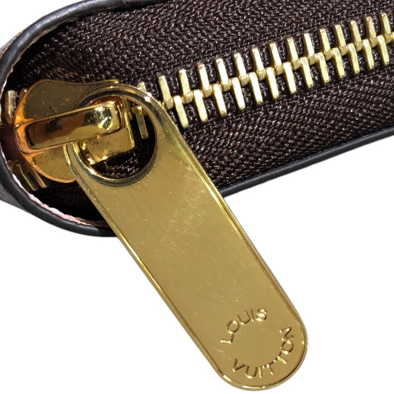 ルイ・ヴィトン LOUIS VUITTON ジッピーウォレット N60046 エベヌ ダミエキャンバス ユニセックス 長財布