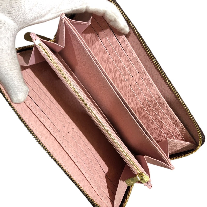 ルイ・ヴィトン LOUIS VUITTON ジッピーウォレット N60046 エベヌ ダミエキャンバス ユニセックス 長財布