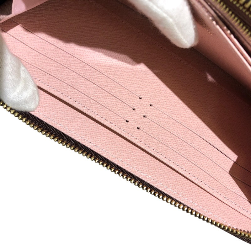 ルイ・ヴィトン LOUIS VUITTON ジッピーウォレット N60046 エベヌ ダミエキャンバス ユニセックス 長財布