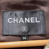 シャネル CHANEL ツイードジャケット P7514738 グリーン ウール レディース テーラードジャケット
