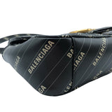 グッチ GUCCI GGマーモント ショルダーバッグ バレンシアガ コラボ 443497 ブラック・GD金具 レザー レディース ショルダーバッグ