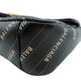 グッチ GUCCI GGマーモント ショルダーバッグ バレンシアガ コラボ 443497 ブラック・GD金具 レザー レディース ショルダーバッグ