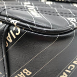 グッチ GUCCI GGマーモント ショルダーバッグ バレンシアガ コラボ 443497 ブラック・GD金具 レザー レディース ショルダーバッグ