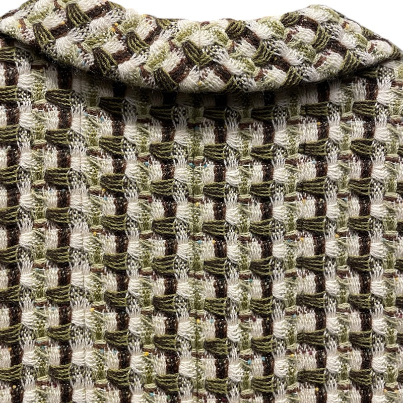 シャネル CHANEL ツイードジャケット P7514738 グリーン ウール