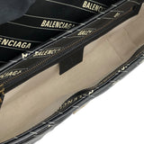 グッチ GUCCI GGマーモント ショルダーバッグ バレンシアガ コラボ 443497 ブラック・GD金具 レザー レディース ショルダーバッグ