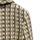 シャネル CHANEL ツイードジャケット P7514738 グリーン ウール レディース テーラードジャケット