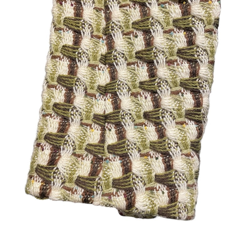 シャネル CHANEL ツイードジャケット P7514738 グリーン ウール レディース テーラードジャケット