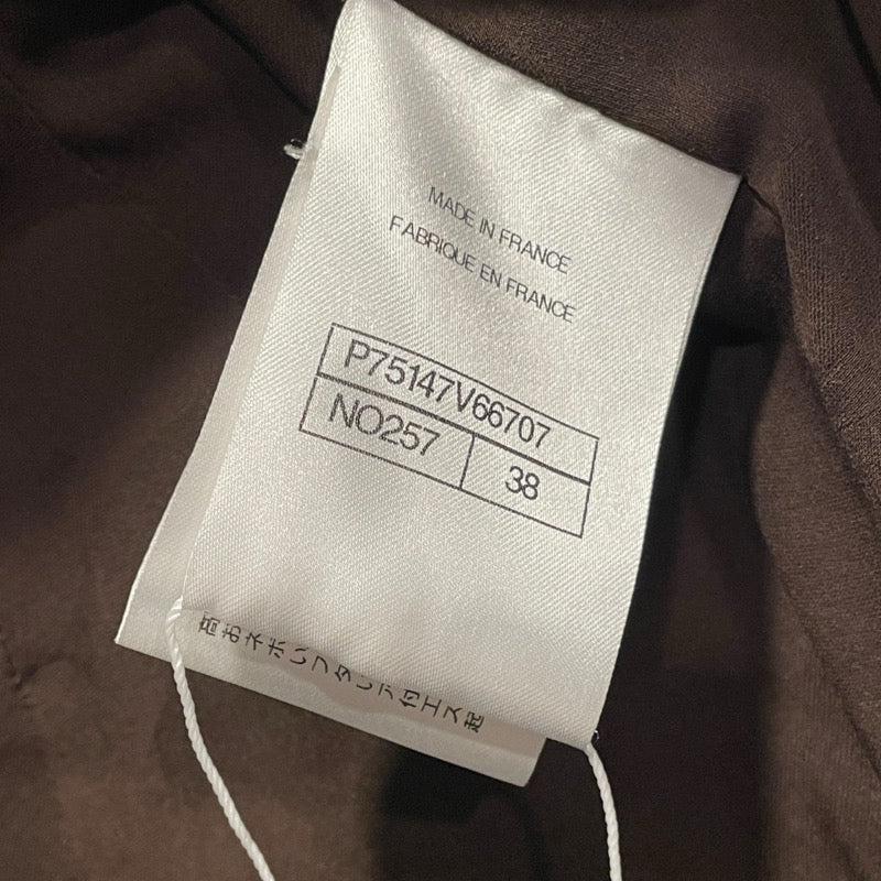 シャネル CHANEL ツイードジャケット P7514738 グリーン ウール レディース テーラードジャケット