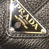 プラダ PRADA エンボスロゴトートバッグ 2VG109 ブラック ヴィッテロダイノレザー メンズ ショルダーバッグ