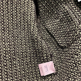 シャネル CHANEL ノーカラーニットジャケット P70487 グリーン カシミヤ レディース テーラードジャケット