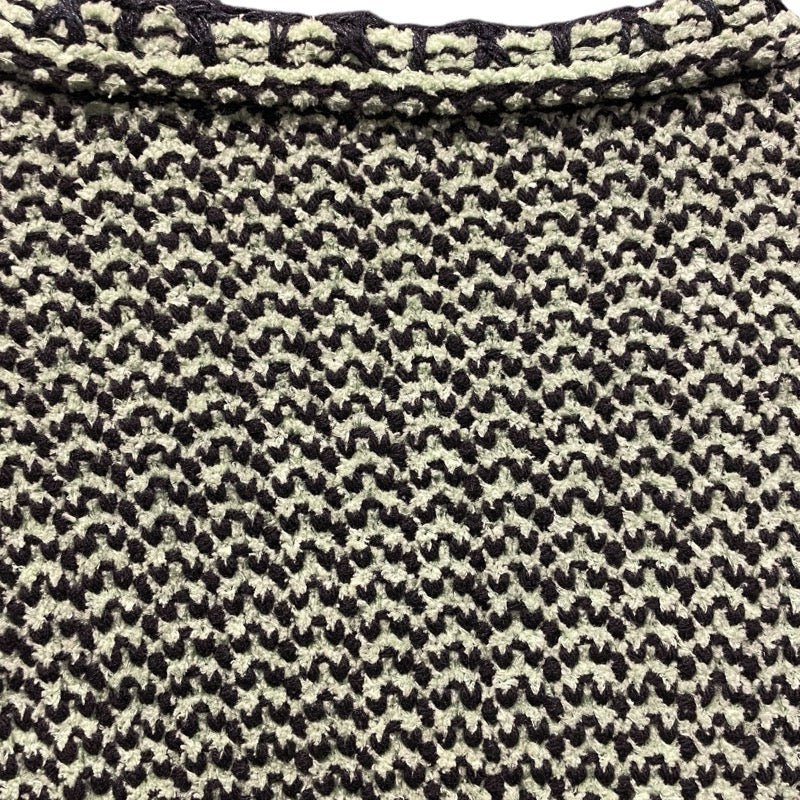 シャネル CHANEL ノーカラーニットジャケット P70487 グリーン