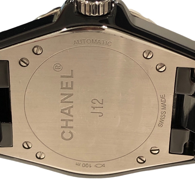 シャネル CHANEL J12 H3840  ブラック セラミック メンズ 腕時計