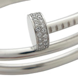 カルティエ Cartier ジュスト アン クル ブレスレット #16 K18WG/ダイヤモンド ジュエリー