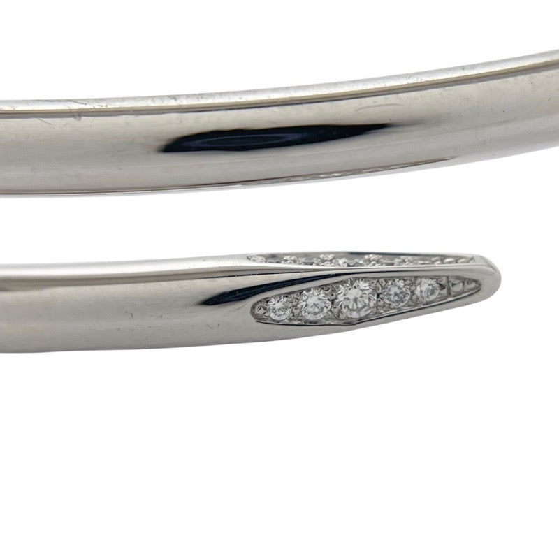 カルティエ Cartier ジュスト アン クル ブレスレット #16 K18WG/ダイヤモンド ジュエリー