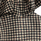 シャネル CHANEL チェック柄フーデッドツイードジャケット P78022 マルチカラー ウール レディース テーラードジャケット