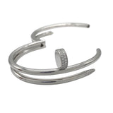 カルティエ Cartier ジュスト アン クル ブレスレット #16 K18WG/ダイヤモンド ジュエリー