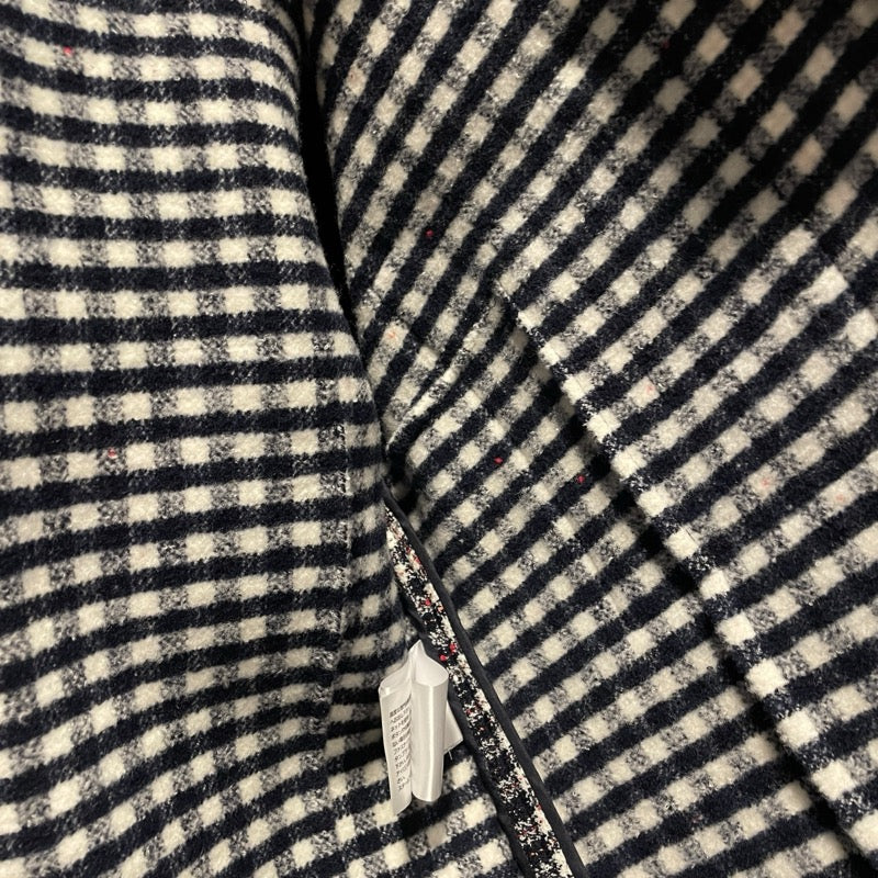 シャネル CHANEL チェック柄フーデッドツイードジャケット P78022 マルチカラー ウール レディース テーラードジャケット