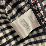 シャネル CHANEL チェック柄フーデッドツイードジャケット P78022 マルチカラー ウール レディース テーラードジャケット