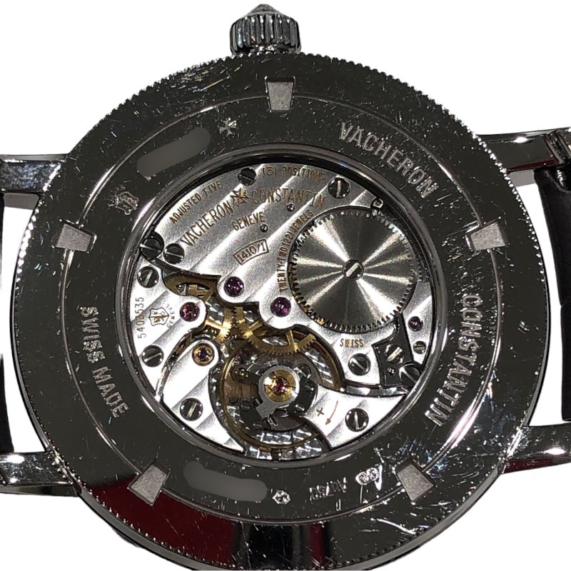 ヴァシュロン・コンスタンタン VACHERON CONSTANTIN トラディショナルムーンフェイズ 83570/000G-9916 ホワイトシェル K18WG レディース 腕時計