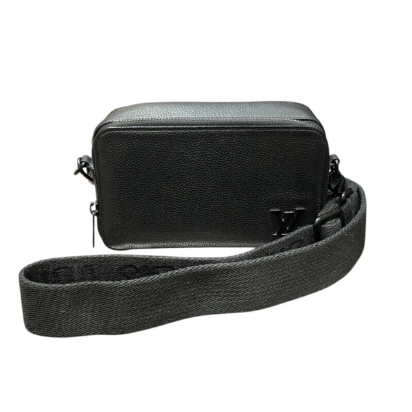 ルイ・ヴィトン LOUIS VUITTON アルファ・ウェアラブルウォレット M59161 ノワール カーフレザー メンズ ショルダーバッグ
