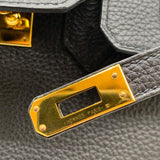エルメス HERMES バーキン25 C刻 ブラック/ゴールド金具 トゴ レディース ハンドバッグ
