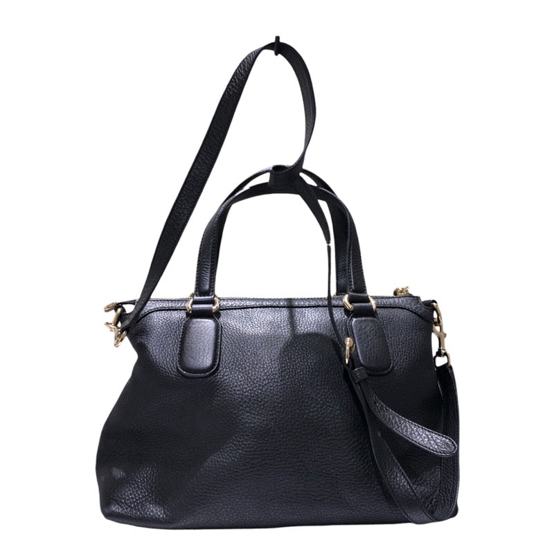 グッチ GUCCI インターロッキングGトートバッグ 308362 ブラック レザー ユニセックス トートバッグ