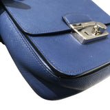 プラダ PRADA ショルダーバッグ ブルーSV金具 レザー ユニセックス ショルダーバッグ