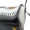 フェンディ FENDI ピーカブーミディアム×JOSHUAVIDAS 8BN290 ホワイト×ブラック　GD レザー レディース ハンドバッグ