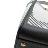 フェンディ FENDI ピーカブーミディアム×JOSHUAVIDAS 8BN290 ホワイト×ブラック　GD レザー レディース ハンドバッグ