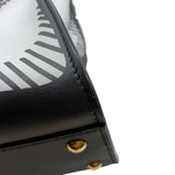 フェンディ FENDI ピーカブーミディアム×JOSHUAVIDAS 8BN290 ホワイト×ブラック　GD レザー レディース ハンドバッグ