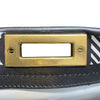 フェンディ FENDI ピーカブーミディアム×JOSHUAVIDAS 8BN290 ホワイト×ブラック　GD レザー レディース ハンドバッグ