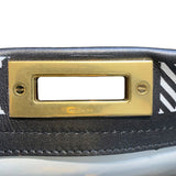 フェンディ FENDI ピーカブーミディアム×JOSHUAVIDAS 8BN290 ホワイト×ブラック　GD レザー レディース ハンドバッグ