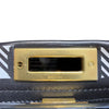 フェンディ FENDI ピーカブーミディアム×JOSHUAVIDAS 8BN290 ホワイト×ブラック　GD レザー レディース ハンドバッグ