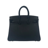 エルメス HERMES バーキン25 K刻印 ブラック、ゴールド金具 トゴ レディース ハンドバッグ