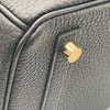 エルメス HERMES バーキン25 K刻印 ブラック、ゴールド金具 トゴ レディース ハンドバッグ