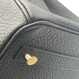 エルメス HERMES バーキン25 K刻印 ブラック、ゴールド金具 トゴ レディース ハンドバッグ