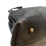 シャネル CHANEL マトラッセハンドバッグ A94849 ブラック シルバー金具 キャビア レディース ハンドバッグ
