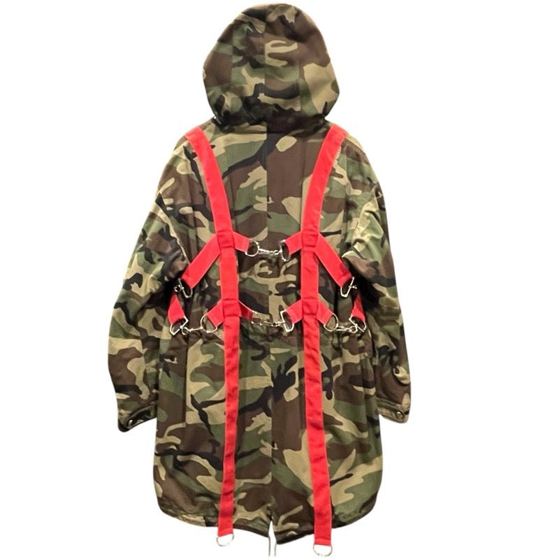 セリーヌ CELINE カモフラージュ総柄ハーネスコート 2W860494M グリーン コットン メンズ その他アウター