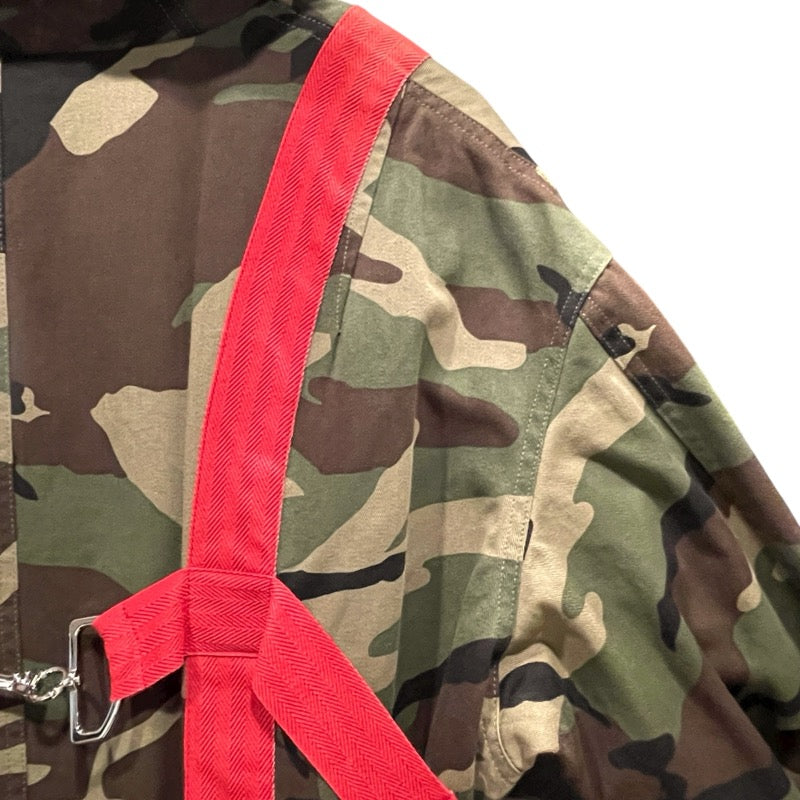 セリーヌ CELINE カモフラージュ総柄ハーネスコート 2W860494M グリーン コットン メンズ その他アウター