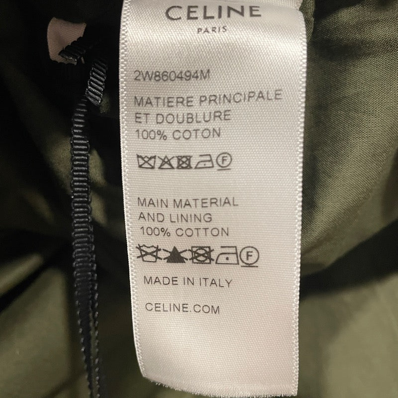 セリーヌ CELINE カモフラージュ総柄ハーネスコート 2W860494M グリーン コットン メンズ その他アウター