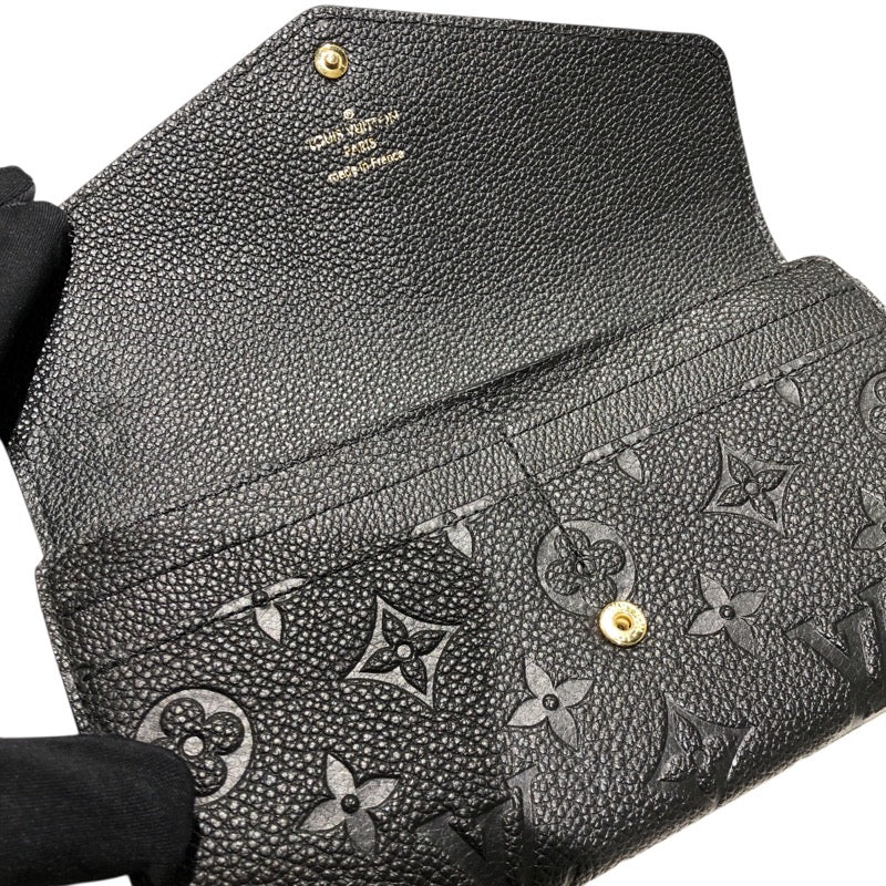 ルイ・ヴィトン LOUIS VUITTON ポルトフォイユ・サラ M82257 ブラック