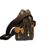 ルイ・ヴィトン LOUIS VUITTON リポーターPM M45254 ブラウン モノグラムキャンバス レディース ショルダーバッグ