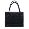 シャネル CHANEL 復刻トート A01804 ブラック×シルバー金具 キャビア レディース トートバッグ
