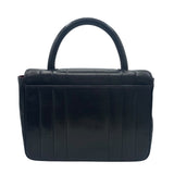 シャネル CHANEL マドモアゼルトップハンドルバッグ ブラック/ゴールド金具 ラム レディース ハンドバッグ