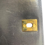 シャネル CHANEL マドモアゼルトップハンドルバッグ ブラック/ゴールド金具 ラム レディース ハンドバッグ