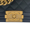 シャネル CHANEL ボーイシャネル25 A67086 ブラック/ゴールド金具 ラム レディース ショルダーバッグ
