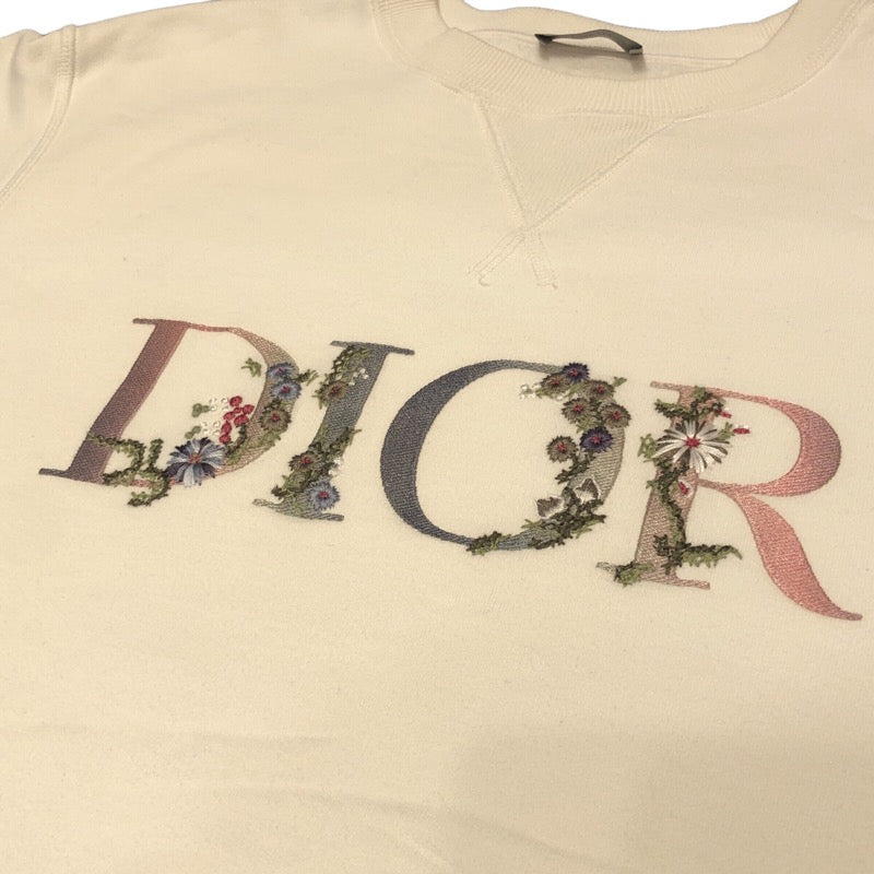 クリスチャン・ディオール Christian Dior フローラルロゴ刺繍スウェットシャツ 113J687A0531 コットン スウェット