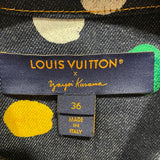 ルイ・ヴィトン LOUIS VUITTON x 草間彌生 ドットデニムジャケット FOJA33 インディゴ デニム メンズ デニムジャケット
