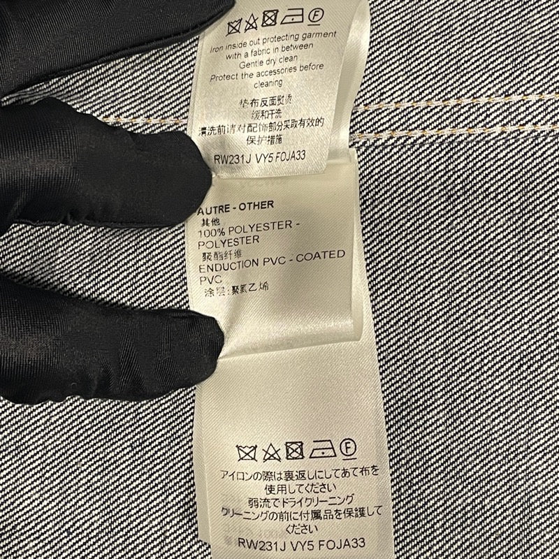 ルイ・ヴィトン LOUIS VUITTON x 草間彌生 ドットデニムジャケット FOJA33 インディゴ デニム メンズ デニムジャケット